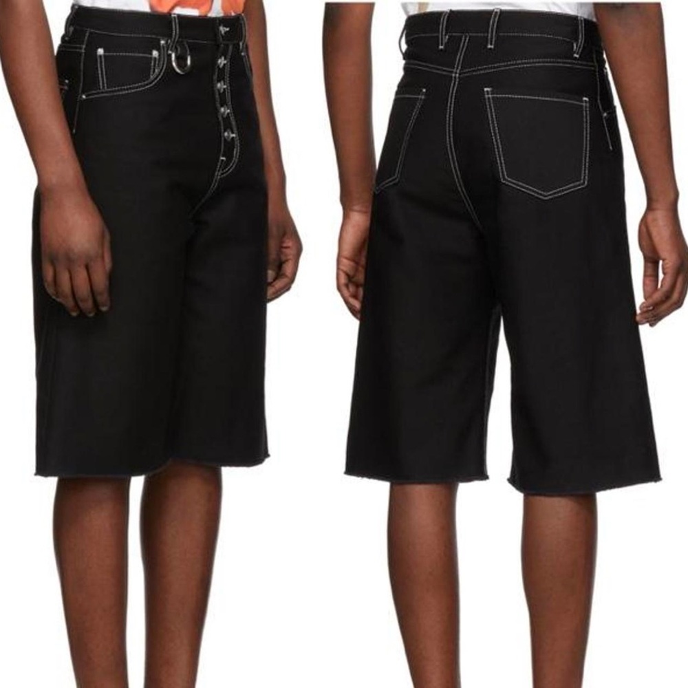Linder NYC | Denim Dakota Shorts in Black W28